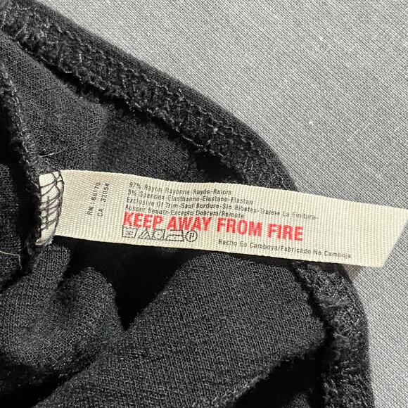 Free People Intimately Not So Basic Bodysuit Womens Large Black Puff Sleeves - Picture 9 of 12